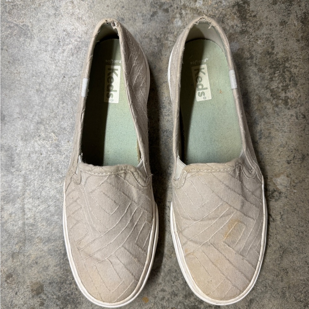 Keds Women's Beige Slip-On Sneakers